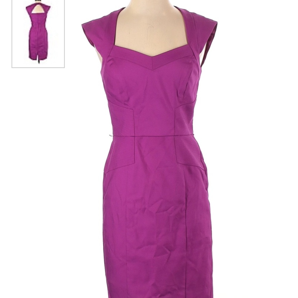 White House Black Market Magenta Cocktail Dress